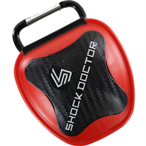 Boîtier pour Protège dents Shock Doctor rouge