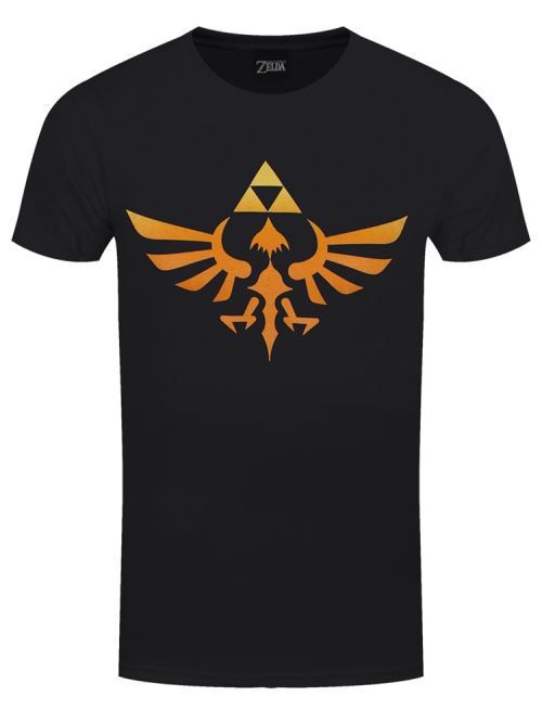The Legend of Zelda T-Shirt Nintendo Hyrule Kingdom Logo Homme Noir - Taille L