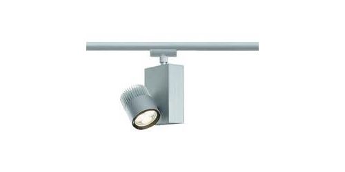 Lampe pour système de rail à haute tension Paulmann TecLed URail LED intégrée 9 W Ampoule LED chrome (mat)