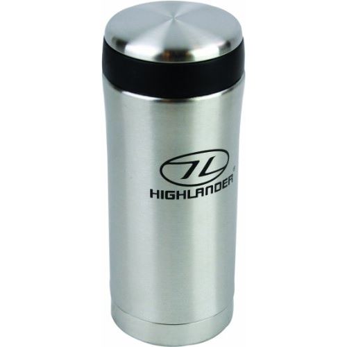 Highlander sealed thermal mug - silver - one size