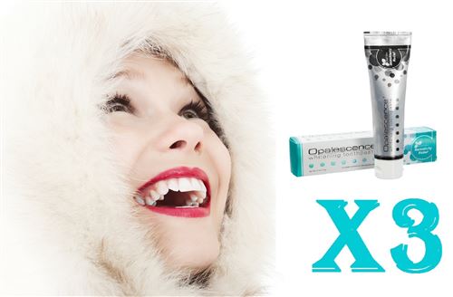 First White - 3 Dentifrices Blanchiment Dentaire Dents Sensibles De 30 Ml