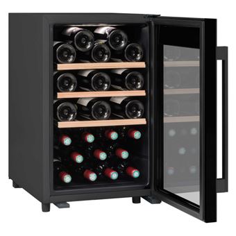 Climadiff CS31B1 - Cave à vin - pose libre - largeur : 40 cm - profondeur : 54 cm - hauteur : 63 cm - 66 litres - classe G - noir