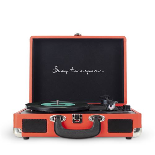 Tourne disque avec Bluetooth - PRIXTON | Couleur Rouge