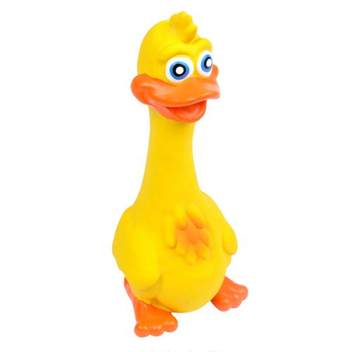 Comparer les prix de jouet pour chien canard en latex h19.5cm coloris jaune