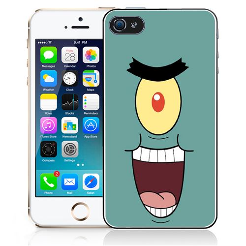 Coque pour iPhone 4/4S bob éponge plankton