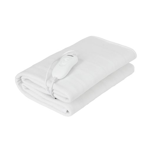 Chauffe-lit Électrique 150 x 80cm 3 Niveaux de Température Lavable 60 W Mesko MS 7419 60 Blanc