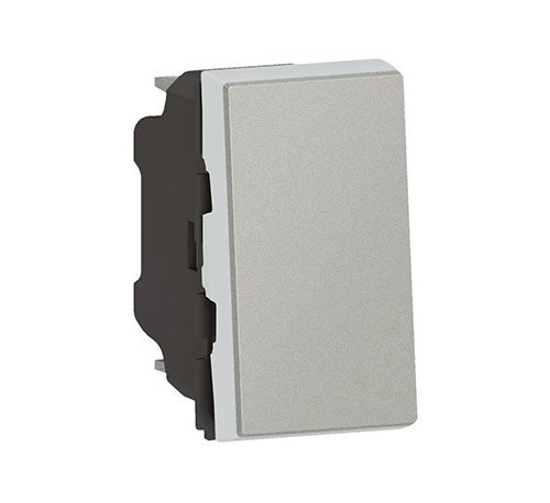 Legrand Aluminium Interrupteur Va-Et-Vient Mosaic Easy-Led - 10 Ax - 250V - 1 Module - Image 1