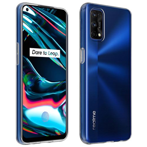 Coque pour Realme 7 Pro Silicone Souple Ultra-Fin Transpare