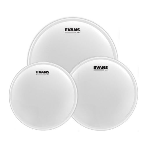 Evans ETP-UV1-S - Pack Standard UV1 - Peaux de tom sablées (12'', 13'', 16'')