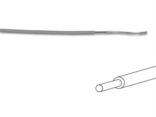 Fil de câblage - ø 1.4 mm - 0.2 mm² - monobrin - gris velleman mowmg