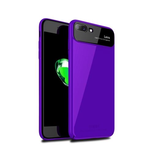Iphone 8 Plus Coque Protection Plastique Couverture Complète + Objectif + Vitre Arrière Violet Als89914