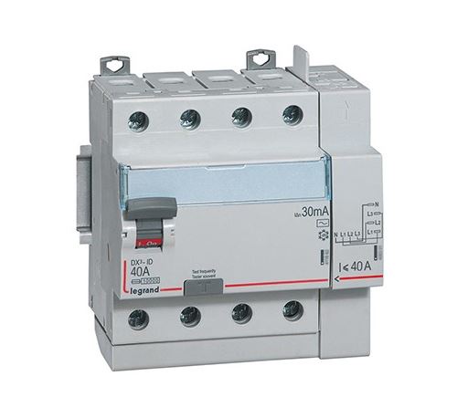 Legrand Interrupteur Différentiel - 40A - 30Ma - Type Ac - 400V - Vis/Auto