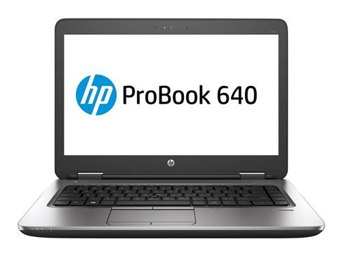 HP Probook 640 G2 Notebook - Intel Core i5 - 6200U / Jusqu'À 2.8 Ghz - Win 10 Pro 64 Bits - Hd Graphics 520 - 4 Go Ram - 128 Go SSD Tlc - Dvd - 14" 1920 X 1080 (Full Hd) - Wi-Fi 5 - 3G - Clavier : R.-U.