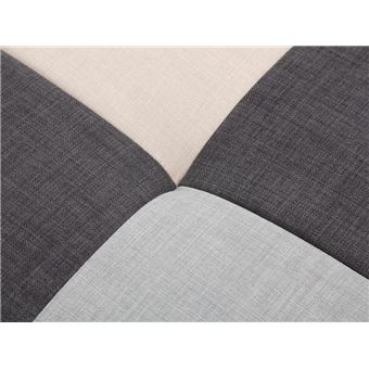Canapé Dangle Convertible En Tissu Romane Gris Angle Droit