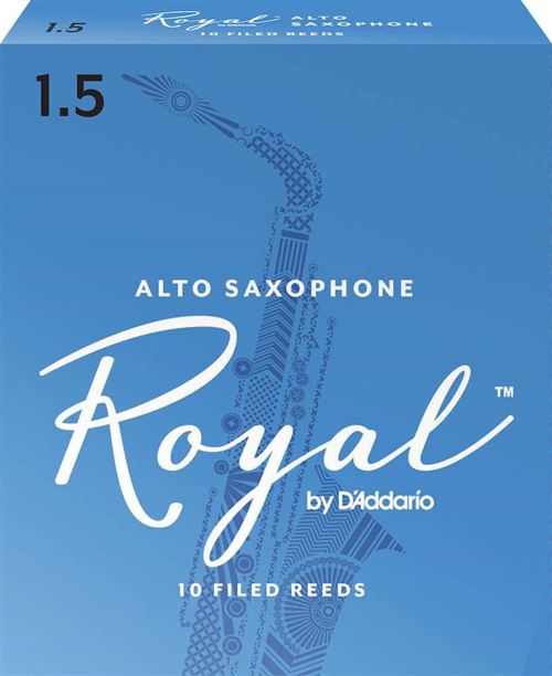 D'Addario RJB1015 - Anches saxophone alto, force 1.5, boîte de 10