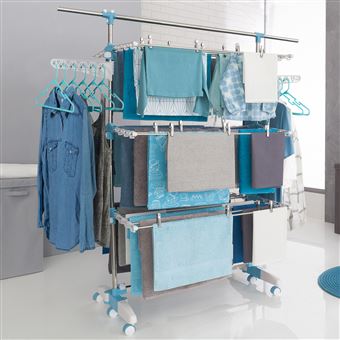 Séchoir à Linge Deluxe Grande Capacité Avec Roulettes Et Maille Etendoir Extensible Pliable Multifonction Imitation Bois 30m De Sechage Pour Usage Interieur 180x105x61cm Noir 92188660 Séchoir à Linge Deluxe Grande Capacité Avec Roulettes Et Maille Etendoir Extensible Pliable Multifonction Imitation Bois 30m De Sechage Pour Usage Interieur 180x105x61cm Noir 92188660