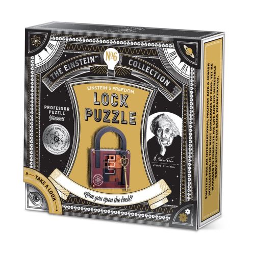 Casse-tête LOCK EINSTEIN N6 PROFESSOR PUZZLE Multicolore