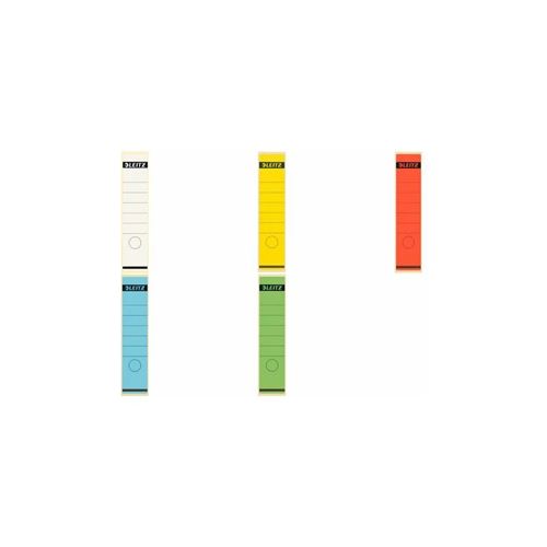 Leitz Etiquette Pour Dos De Classeur, 61 X 285 Mm, Bleu