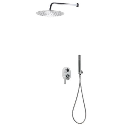VIDAXL - Système de douche - Acier inoxydable - Argent - 30 cm - Image 3