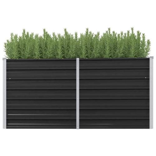 Vidaxl Lit Surélevé De Jardin - Anthracite 160X40x77 Cm - Image 3