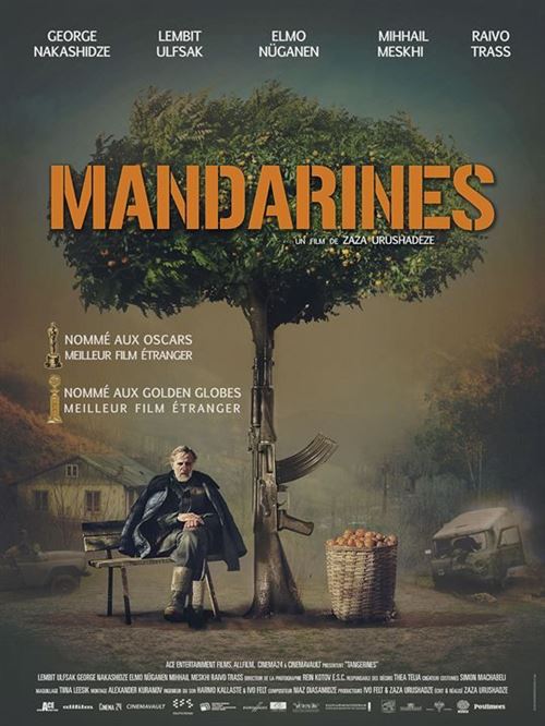 Mandarines - 2016 - Lembit Ulfsak, Elmo Nüganen - 40x60cm - Affiche de cinéma originale pliée