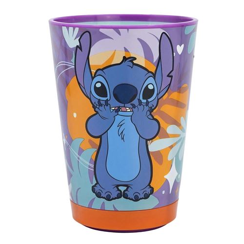 Non Communiqué Multicolore Gobelet 470 Ml Anti-Chute Stitch Dropsafe Collection Aloha Disney - Image 1