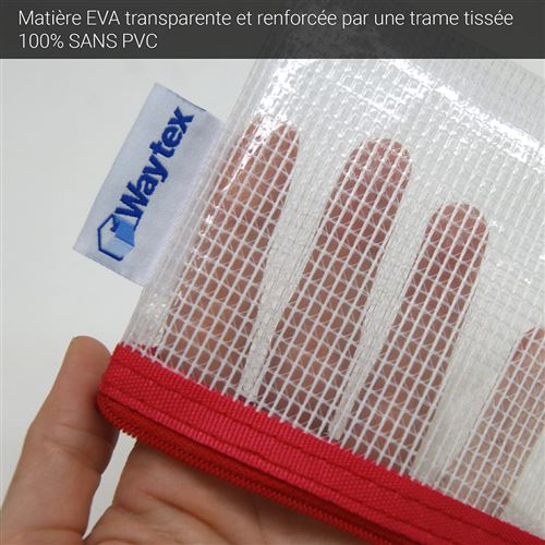 Pochette plastique transparente sans PVC Waytex 931277 pour