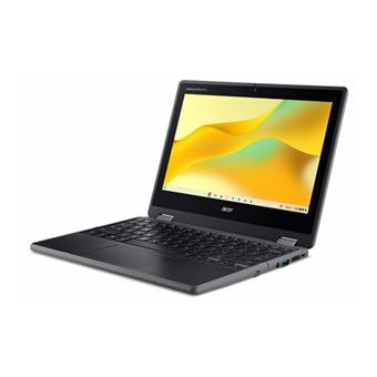 Acer Chromebook Spin 511 R757TN-TCO - Conception inclinable - Intel N-series - N150 / jusqu'à 3.6 GHz - Chrome OS - Intel Graphics - 8 Go RAM - 32 Go eMMC - 11.6" IPS écran tactile 1366 x 768 - Wi-Fi 6E - schiste noir - clavier : Suisse Allemand