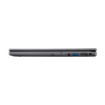 Acer Chromebook Spin 511 R757TN-TCO - Conception inclinable - Intel N-series - N150 / jusqu'à 3.6 GHz - Chrome OS - Intel Graphics - 8 Go RAM - 32 Go eMMC - 11.6" IPS écran tactile 1366 x 768 - Wi-Fi 6E - schiste noir - clavier : Suisse Allemand