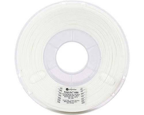Polymaker 70629 Filament ABS 1.75 mm 1 kg blanc PolyLite
