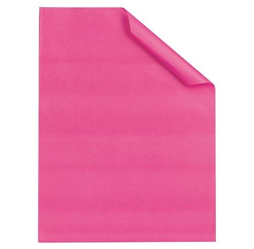 Papier de soie couleur Cyclamen - Rose 