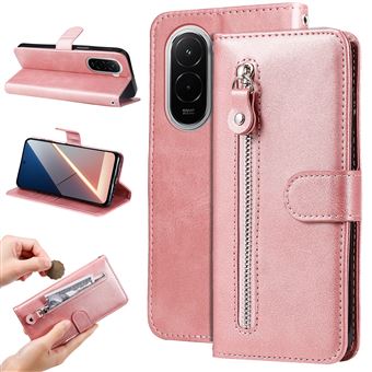 Coque Portefeuille Pour Xiaomi Poco M7 4G - Cuir PU, Rabat Magnétique, 2 Emplacements Cartes, Support - Marron