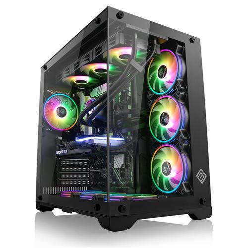 PC Gaming CSL M10740H AMD Ryzen 7 7800X3D 8x 4200 MHz GeForce RTX 4070 Ti 32 Go DDR5 RAM M.2 SSD 2000 Go Windows 11