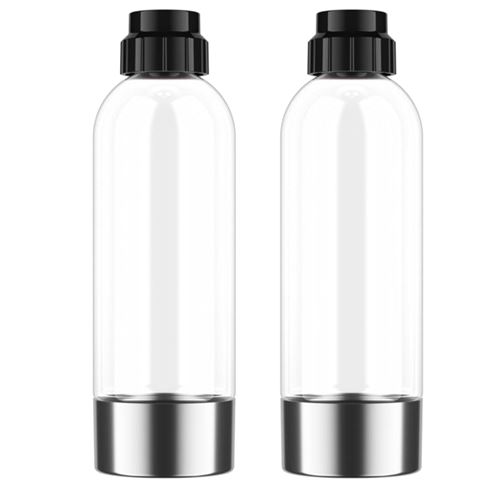 Non Communiqué Translucide Lot De 2 Bouteilles De 1L Pour Machine À Gazéifier Aquabella Naturamix Lot2bout1l