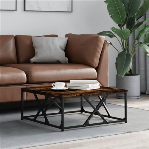 vidaXL - Table d'appoint - Moderne - Chêne - Image 2