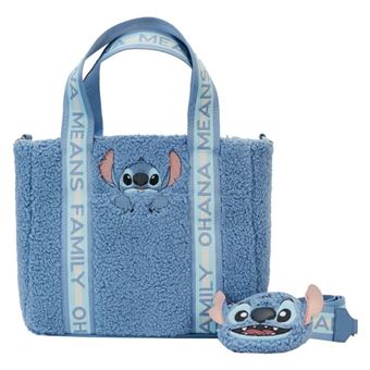 Sac A Bandouliere Loungefly - Disney - Stitch Peluche Avec Porte Monnaie