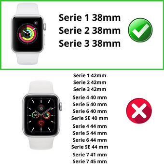Coque compatible apple Watch 38mm Serie Serie Serie