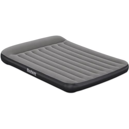 Bestway Matelas gonflable 2 places Queen Tritech avec pompe USB intégrée 2,03 m x 1,52 m x 30 cm