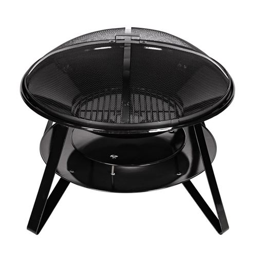 Brasero en acier 70cm - Noir - Somagic