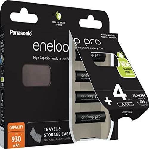 Non Communiqué Panasonic Eneloop Pro Hr03 +Box Pile Rechargeable Lr3 (Aaa) Nimh 930 Mah 1.2 V 4 Pc(S)