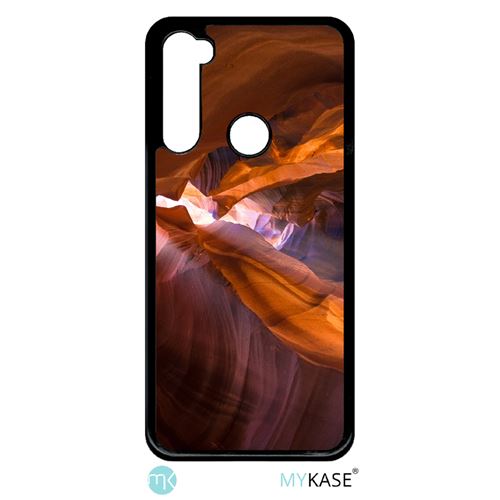 Coque My-Kase pour Note 8t - grotte fantastique - Plastique Noir
