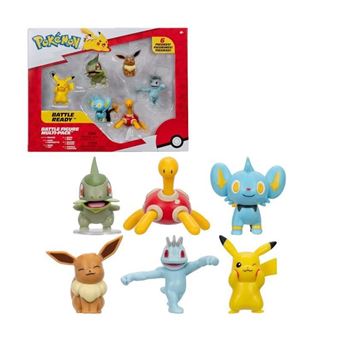 Pack 6 Figurines Pokémon - BANDAI - JW3614 - 5 cm - Combats Pokémon - 1