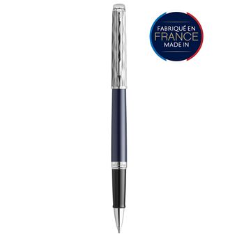 WATERMAN Hémisphère L'Essence du bleu Stylo roller, Bleu, recharge noire pointe fine, Coffret cadeau