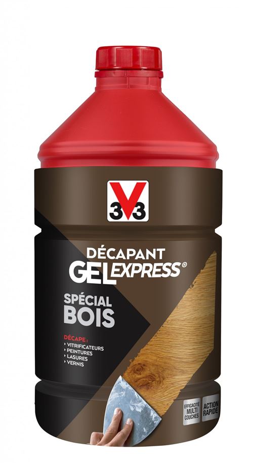 V33 - Décapant bois - Gel express - 2L - Image 2