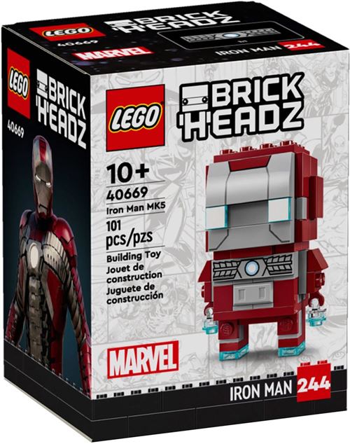 LEGO® BrickHeadz™ 40669 Marvel Figurine d'Iron Man MK5 État correct - N/A reconditionné disponible sur Fnac