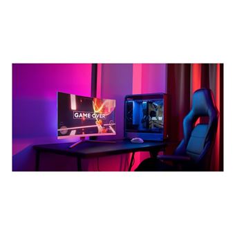 Philips Evnia 5000 32M2C5501 - Écran LED - jeux - incurvé - 32" (31.5" visualisable) - 2560 x 1440 QHD @ 180 Hz - Fast VA - 3500:1 - HDR10 - 0.5 ms - 2xHDMI, DisplayPort - blanc