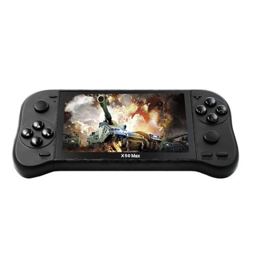 Console rétrogaming X50 Max Consoles de jeux portables 5.1pouces pour double joueur Noir