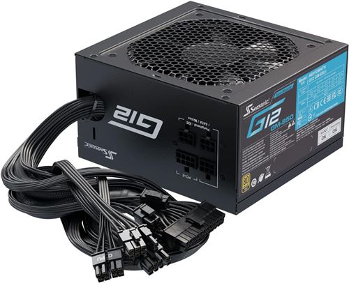 Seasonic G12 GM Series - Alimentation électrique (interne) - ATX12V - 80 PLUS Gold - CA 100-240 V - 850 Watt