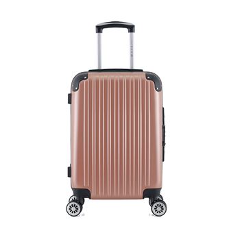 Suitcase Maleta Cabina Oro Rosa CELIMS Valise Cabine Valise 55x35x25cm Bagage Cabine Légère Et Rigide Lot
