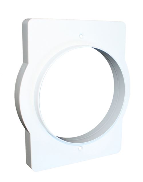 GENERIQUE - Platine d'adaptation VMC collective - PVC - 125/125 mm - Universelle - Image 3
